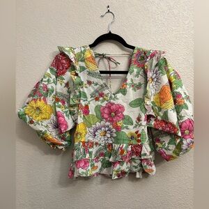 Love the Label floral shirt